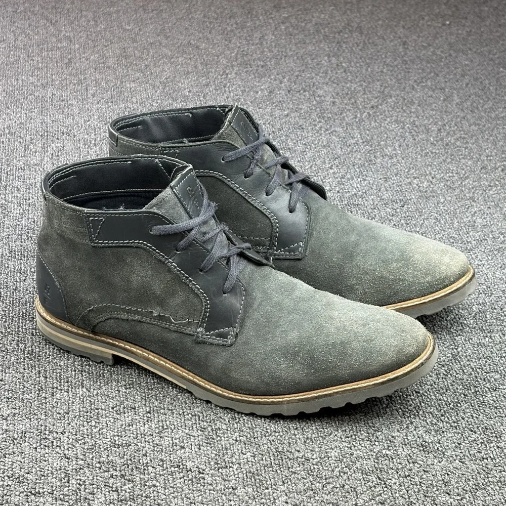 Reserved Footwear The Union RF140 Gray Suede Chukka Boots Men's Size 13